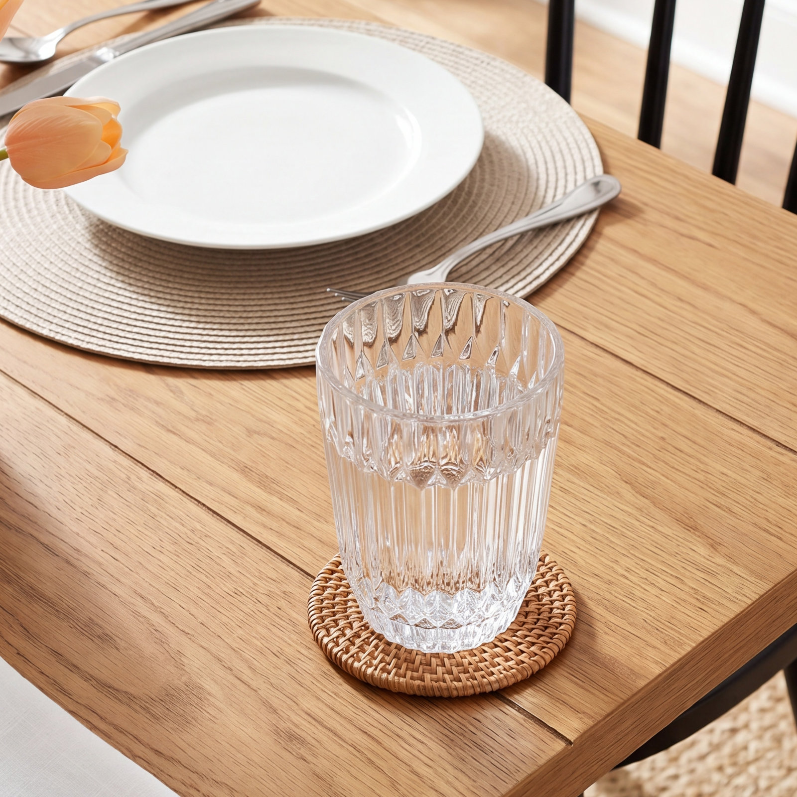 Archie Dinnerware Set, Clear