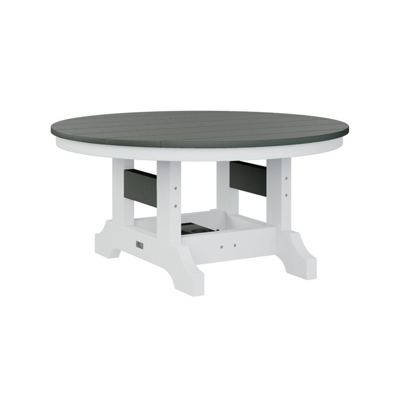Table de conversation berlinoise berlinoise classique Berlin Classic, Gris côtier, H 18,5 po x l 38 po x P 38 po