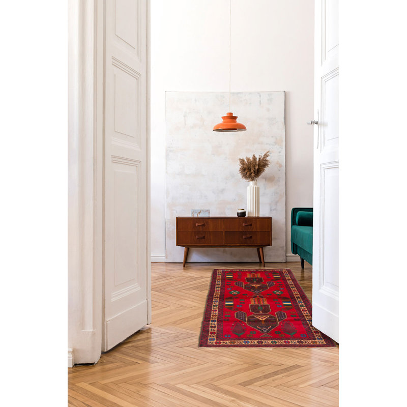 Rizbaft Red Rug 2'10" x 6'3"