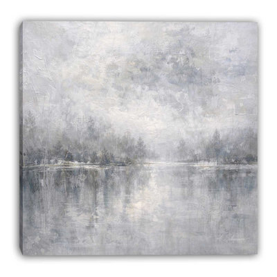 Soft Horizon Wrapped Canvas Wall Art