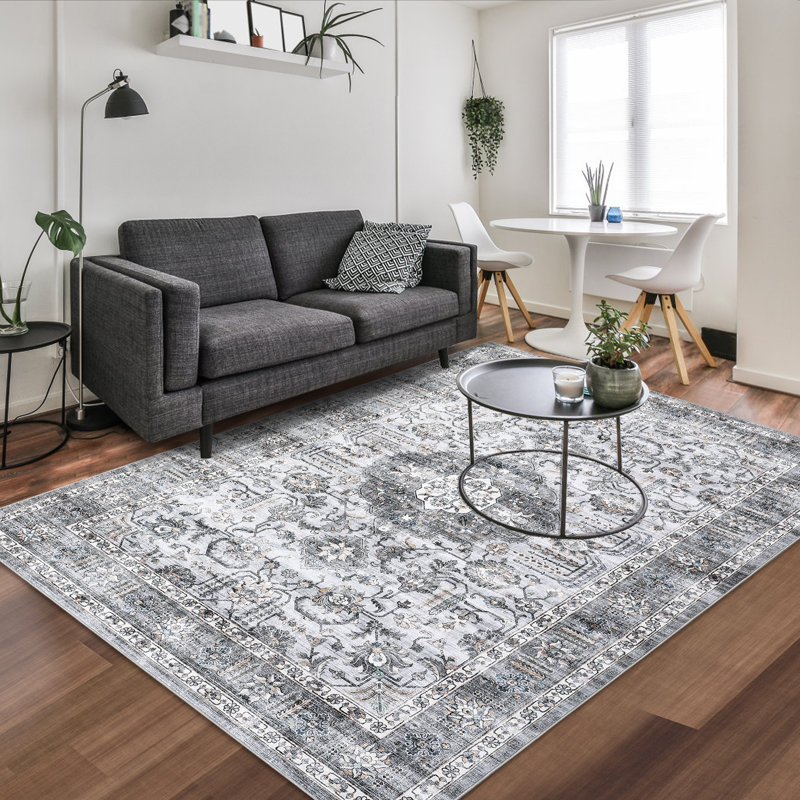 Paille Washable Indoor Rug, Rectangle 5' x 7'