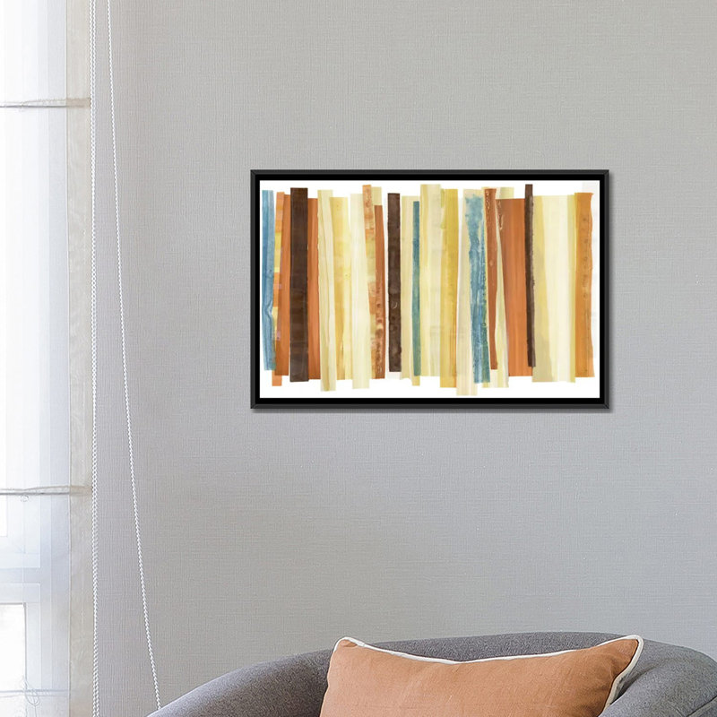 « evanescence v », reproduction sur toile, H 18 po x l 26 po x P 1,5 po, Toile avec cadre noir, Pas de tapis