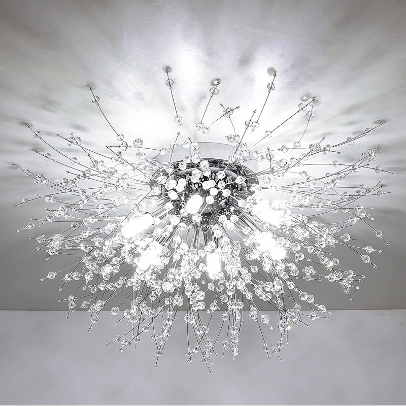 1 - Light Chandelier, Chrome