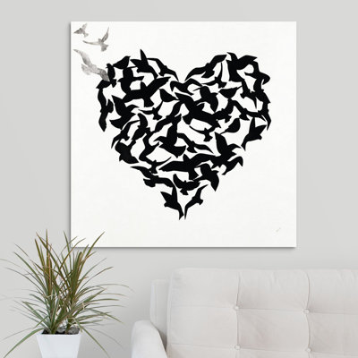 «Hearts in Flight IV», impression sur toile