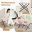 Modern Accent Chair with Folding Footrest and Head Pillow-1321982990