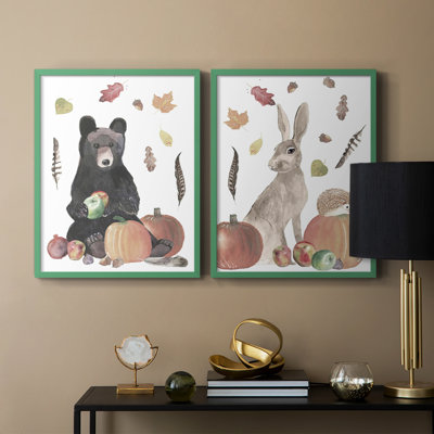 CuteAutumnForestI-Premium Framed Print -Ready to Hang - No Nails Required - No Nails Required