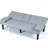 67 - Inch Multi Functional Bed In Gray, Foldable And Cup Holder For Leisure Moments One Click Switch Entertainment Various Spaces-1376431719