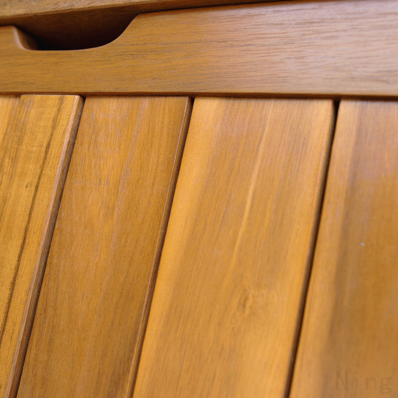 Portside 100Gallons Wood Deck Box, 100 Gallon
