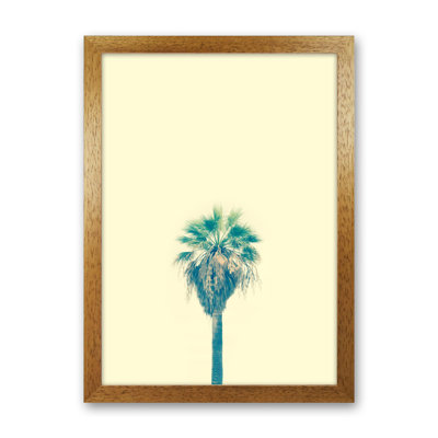 Yellow Palm Tree 1 Piece Wall Art