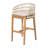 Laguna Outdoor Wood and Rope Barstool, Set of 2