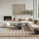 Marilo 5' x 7' Ivory Rust Modern Indoor Rug