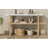 Narrow Console Table With Marble-Effect Top, Retro Entryway Table With Open Shelf, Sofa Table For Entryway, Hallway And Living Room-756843753