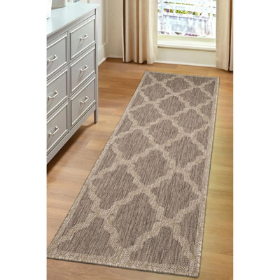 TRELLIS GREL FLATW LATTE 160/225cm