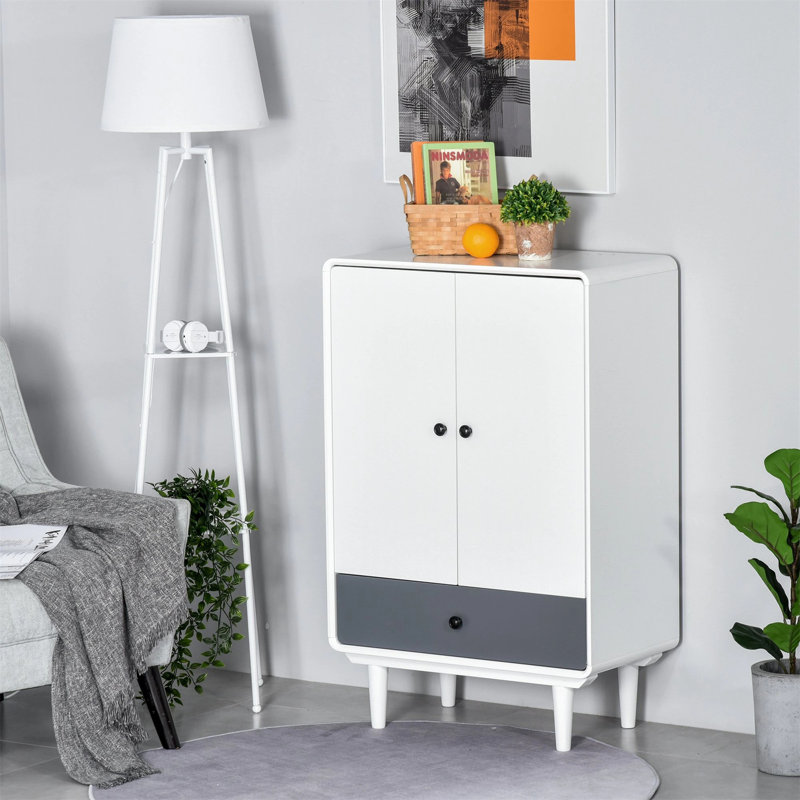 Lorrenzo 2 - Door Rectangle Accent Cabinet