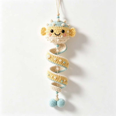 Trousse de bricolage pour la décoration au crochet en duvet d'oie