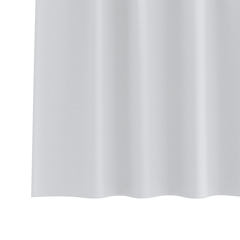 Curtains With Curtains 2 Pcs Polyester, Pale Grey, 140cm Width x 225cm Drop