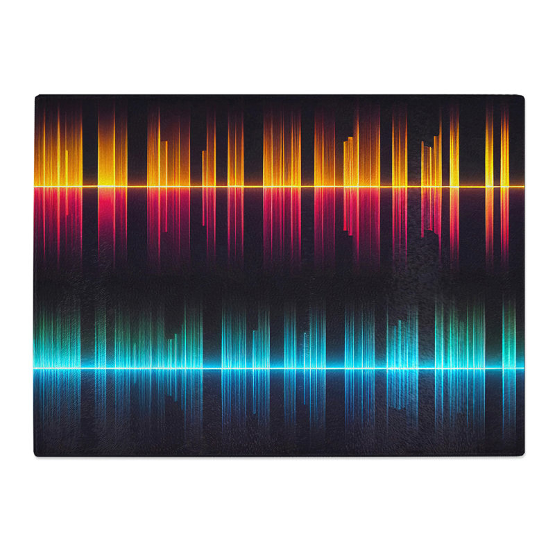 Electronic Audio Sound Bars Vol.1 Abstract  Glass Chopping Board