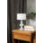 Set of Two 30" Distressed White Table Lamp USB With White Cone Shade