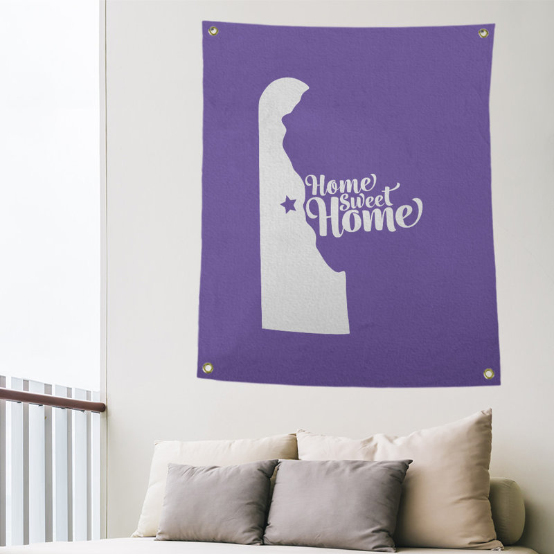 Tapisserie murale dover doux pour la maison, H 36 po x l 26 po, Mauve