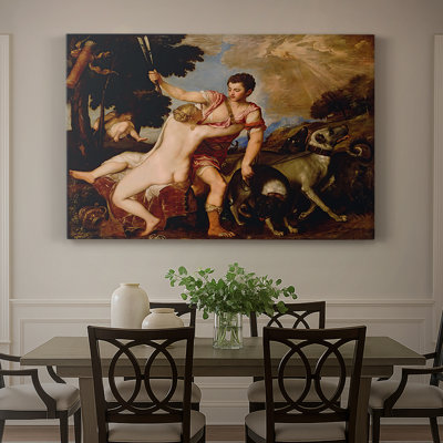 Venus and Adonis-Titian (Tiziano Vecelli)-Gallery Wrapped Canvas-1554