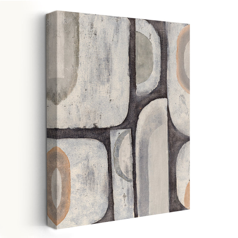 Mid-Century Modern Shape Shift II, 48" H x 32" W
