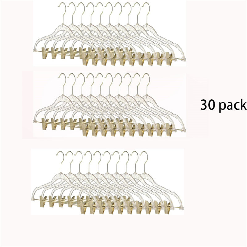 Cintre pour pantalons ajustable Crystal Clear, 30