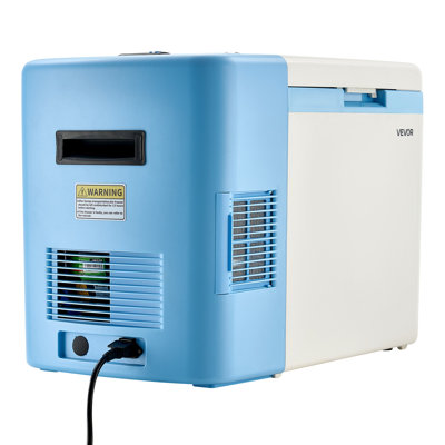 Congélateur à ultra basse température, 25 L, plage de température réglable de -40 ℉ à-123 ℉, avec affichage numérique, doublure en acier inoxydable 304, congélateur de laboratoire portable à basse température pour le rangement des échantillons de laboratoire