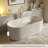 63"×29"  Freestanding Deep Soaking Tub Solid Surface Stone Resin Bathtub