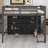 Jimmya Loft Bed with 8 Open Storage Shelves and Built-in Ladder-1494766841-1494766842