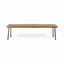 Banc industriel en bois et métal
