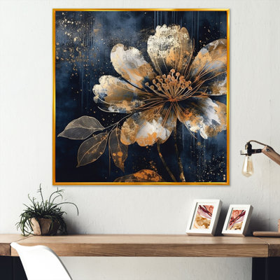 Rubena - pétales de marguerites sur toile