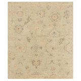 Coventry Hand Knotted Wool Ornamental Area Rug in Green