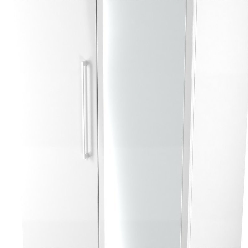 Cenie Manufactured Wood Wardrobe, White