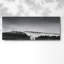 Ondes noires et blanches I sur toile