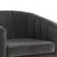 Fauteuil d'appoint touffeté tonneau