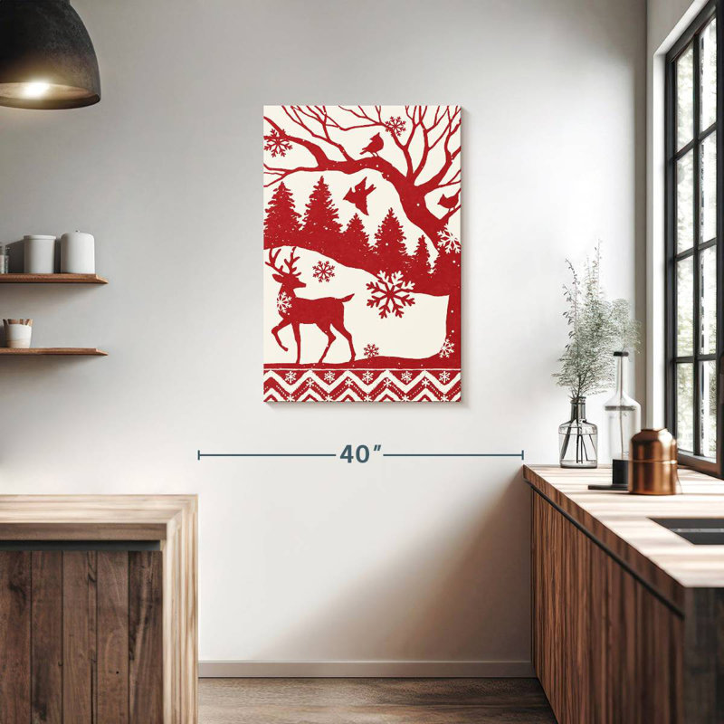 Graphique de Noël, H 36 po x l 24 po