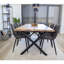 Elsass Oak Rectangular Wood Top Dining Table-1250340108