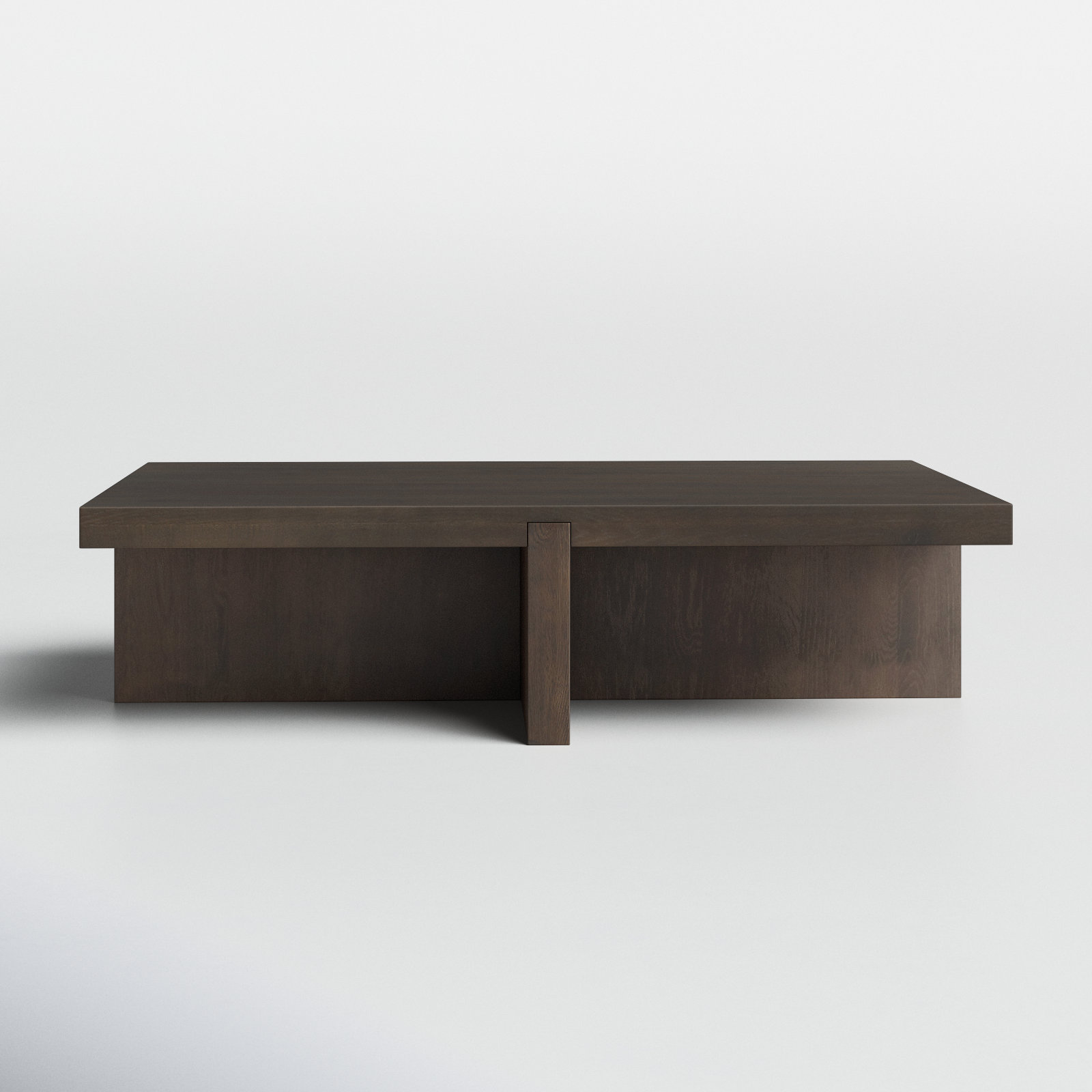 Wytheville Solid Wood Coffee Table, Dark Brown