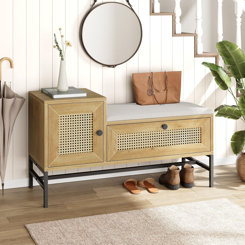 Banc de rangement pour 4 paires de chaussures