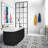 63"L x 30"W Freestanding Soaking Acrylic Bathtub