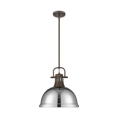 Luminaire suspendu 1 lumière avec tige Bryceton