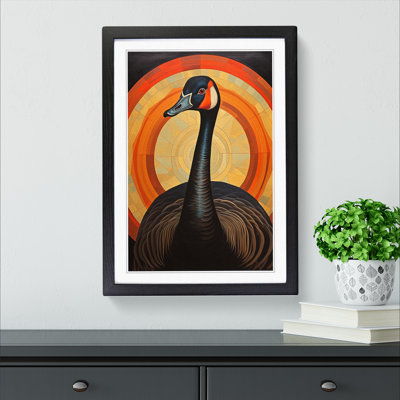 Goose Art Deco - Framed Print