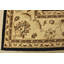 Tapis oriental traditionnel en laine noué à la main bleu 8 pi 2 po x 9 pi Ziegler