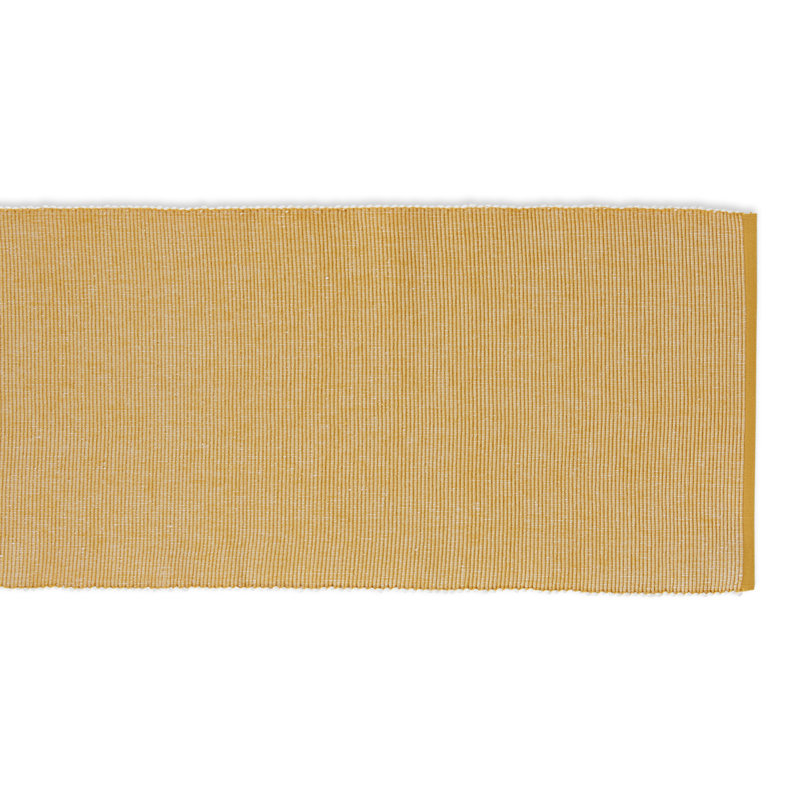 100% Cotton Table Runner, 72" x 13", Gold