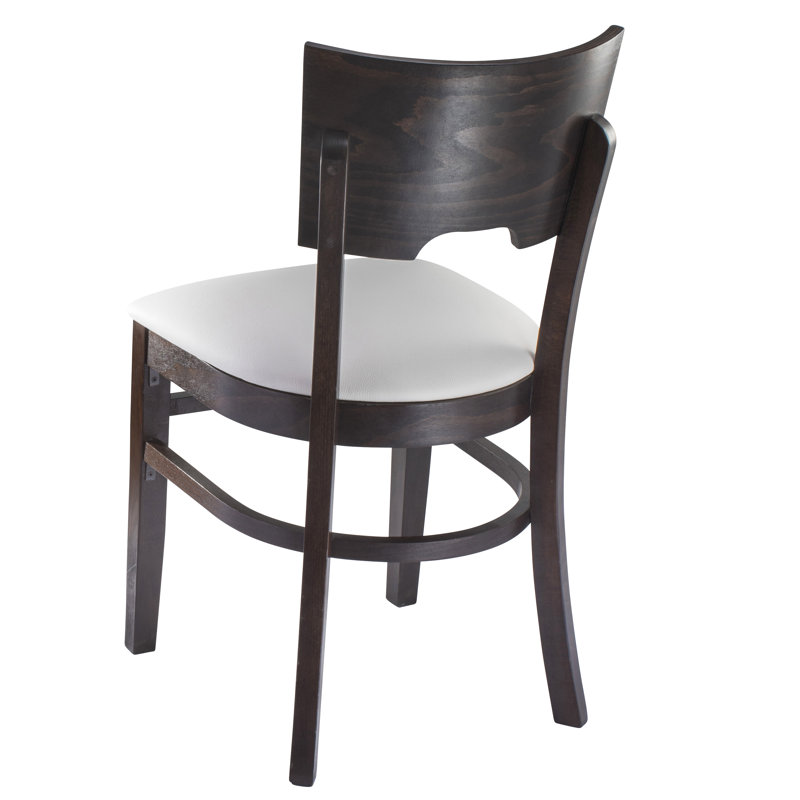 Chaise de salle à manger rembourrée Moison, Noyer