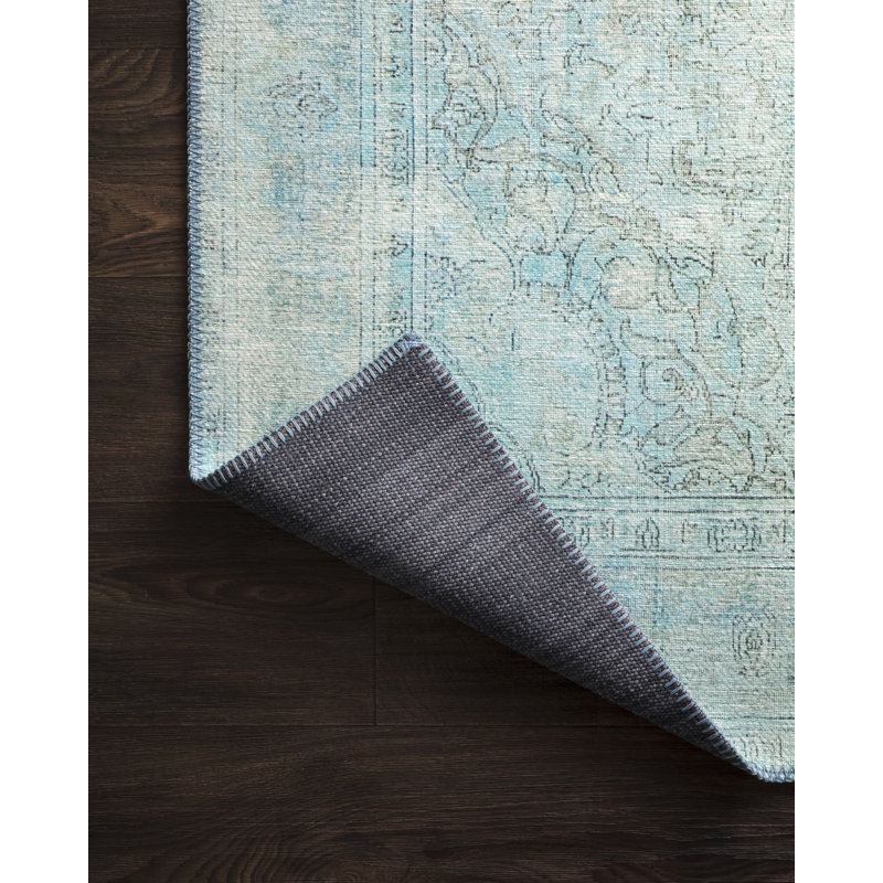 Dereck Hand Hooked Oriental Indoor Rug, Runner 2'6" x 7'6"