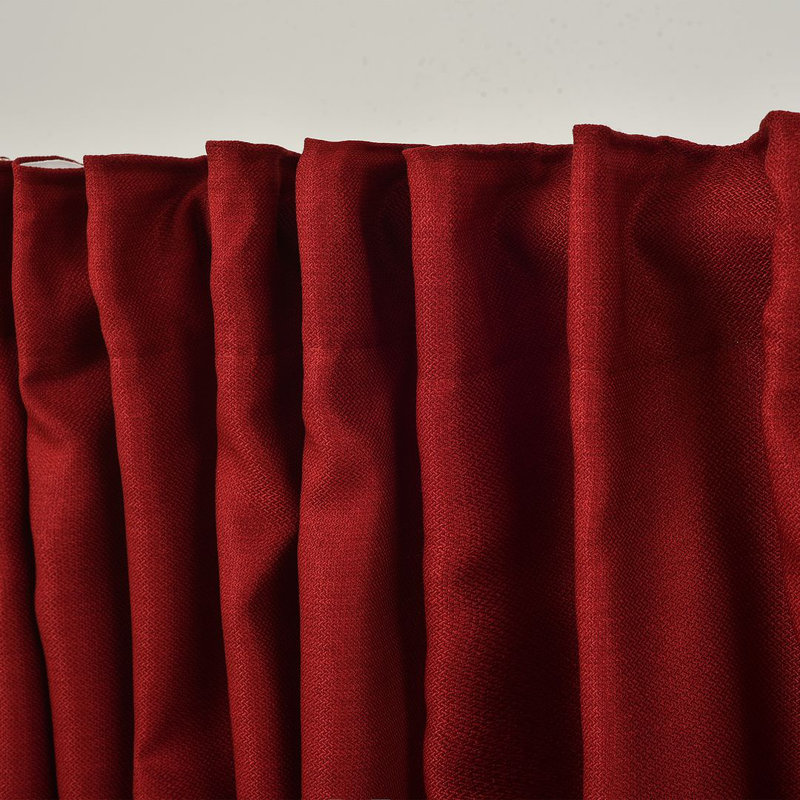 Extra Wide & Extra Long Custom Made Decorative Single Panel, Burgundy, 52" W x 216" L