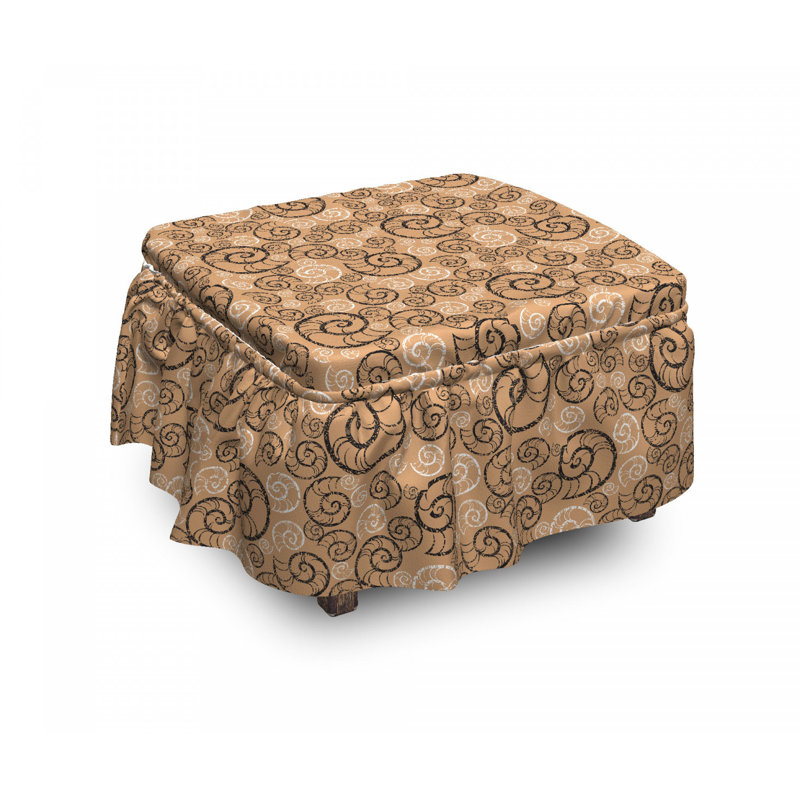 Housse pour mollusk grunge repose-pieds marine