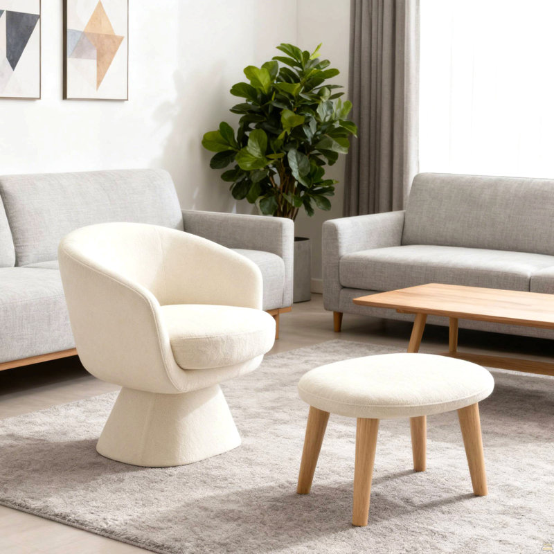 Fauteuil Lazy, Beige