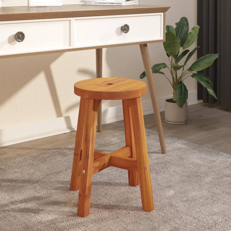 Buckhall Solid Wood Accent Stool